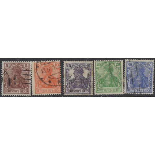 Germany 118-21/128 Used 1920 issues (ak8686)