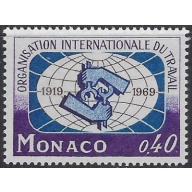 Monaco 748 MNH 1969 Intl Labor Organization (ak8688)