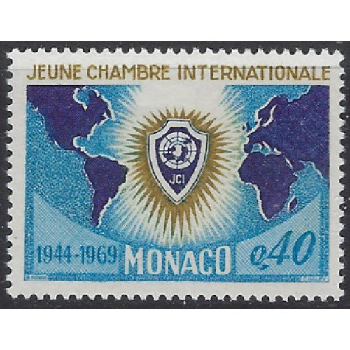 Monaco 749 MNH 1969 issue (ak8689)