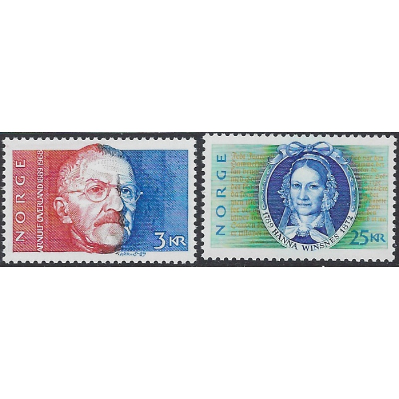 Norway 948-49 MNH 1989 set (ak8706)