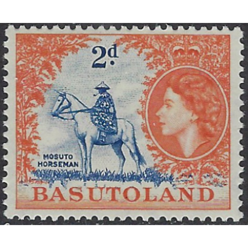 Basutoland 48 MH 1954 issue (ak8712)