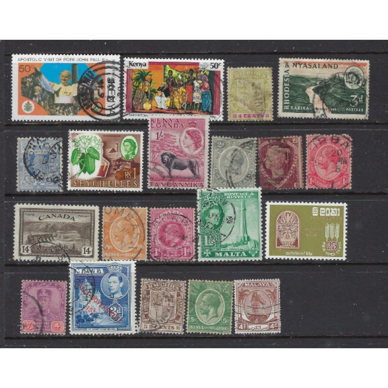 British Commonwealth #7 20 Different; mostly used (ak8795)