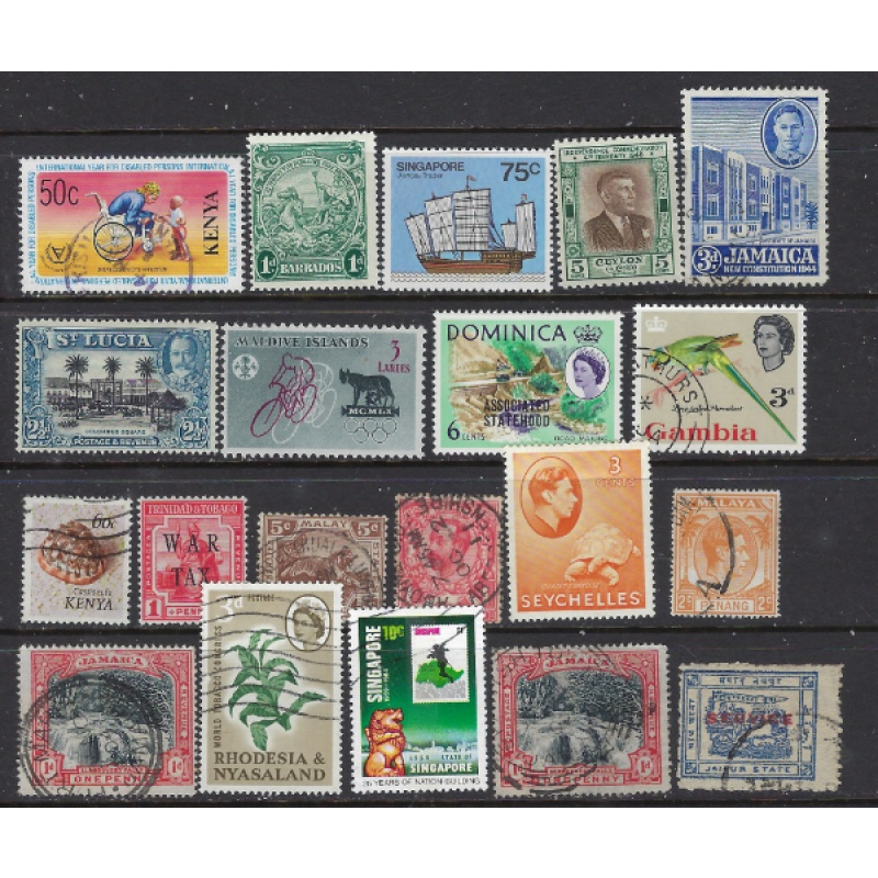 British Commonwealth #8 20 Different; mostly used (ak8796)