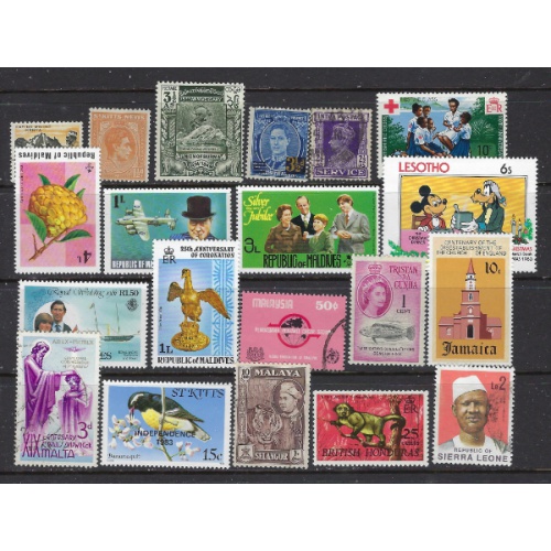 British Commonwealth #11 20 Different; mostly used (ak8799)