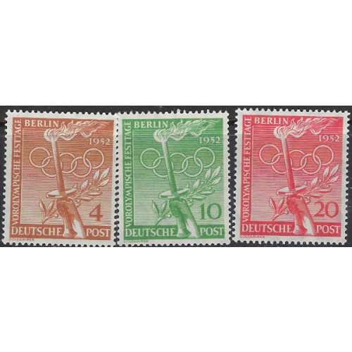 Germany Berlin 9N81-83 MNH 1952 Olympics (ak8811)