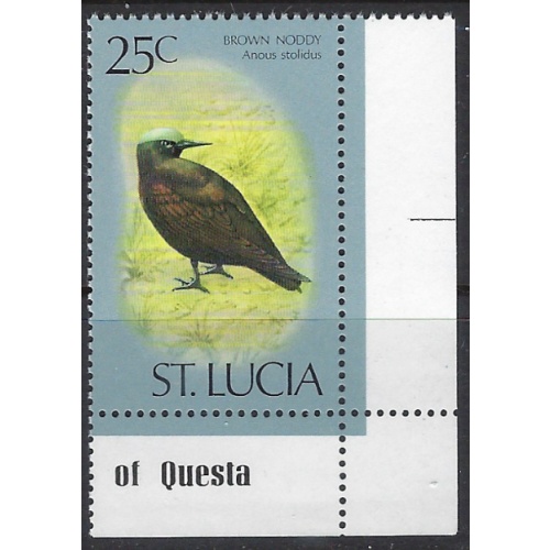 St Lucia 396 MNH 1976 Bird (ak8815)