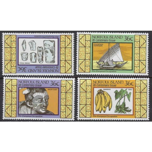 Norfolk Is 397-400 MNH 1986 set (ak8823)