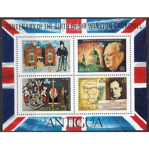 Antigua 352a MNH 1974 Winston Churchill (ak8881)