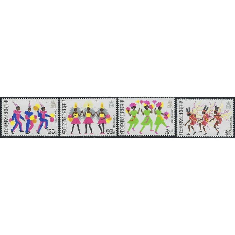 Montserrat 516-19 MNH 1983 Christmas (an1185)