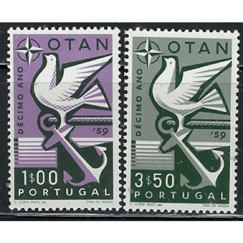 Portugal 846-47 MNH 1960 NATO (an1960)