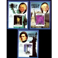 St Vincent 981-83 MNH 1986 Statue of Liberty (an2517)