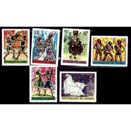 Guinea 405-09; C80 MNH 1966 set (an3125)