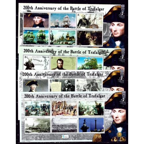 Solomon Is 992-95 MNH 4 sheetsof 6 (an3608a)