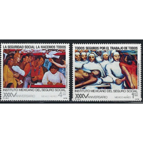 Mexico C553-54 MNH 1978 set (an3704)