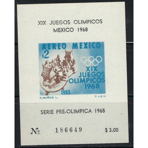 Mexico C311a MNH 1965 Olympics (an3725)