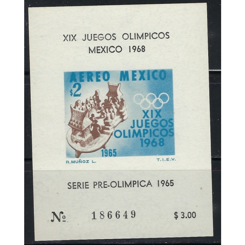 Mexico C311a MNH 1965 Olympics (an3725)