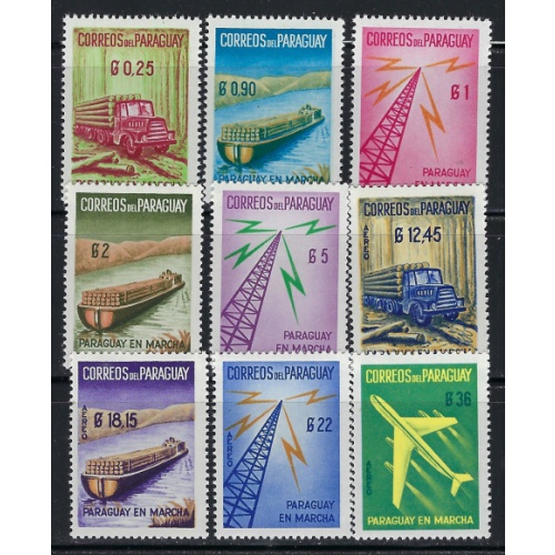 Paraguay 577-81/C278-81 MNH 1961 set (an3788)