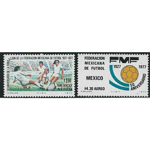 Mexico C534-35 MNH 1977 set (an4035)