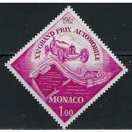 Monaco 499 MNH 1962 Automobiles (an4179)