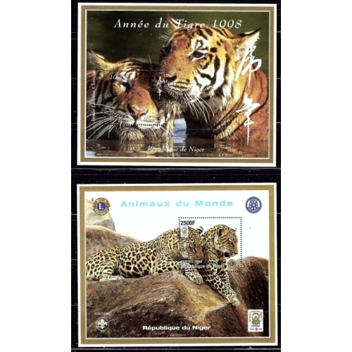 Niger 1006-07 MNH 1998 sheets (an4253)