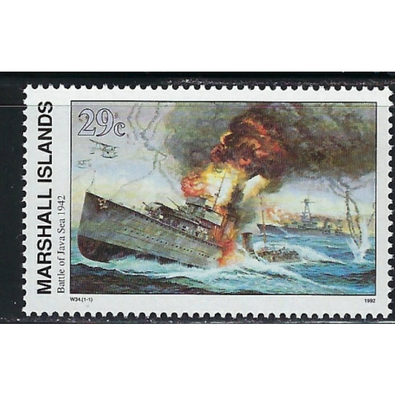 Marshall Is 300 MNH 1991 Sinking Ship (an4309)