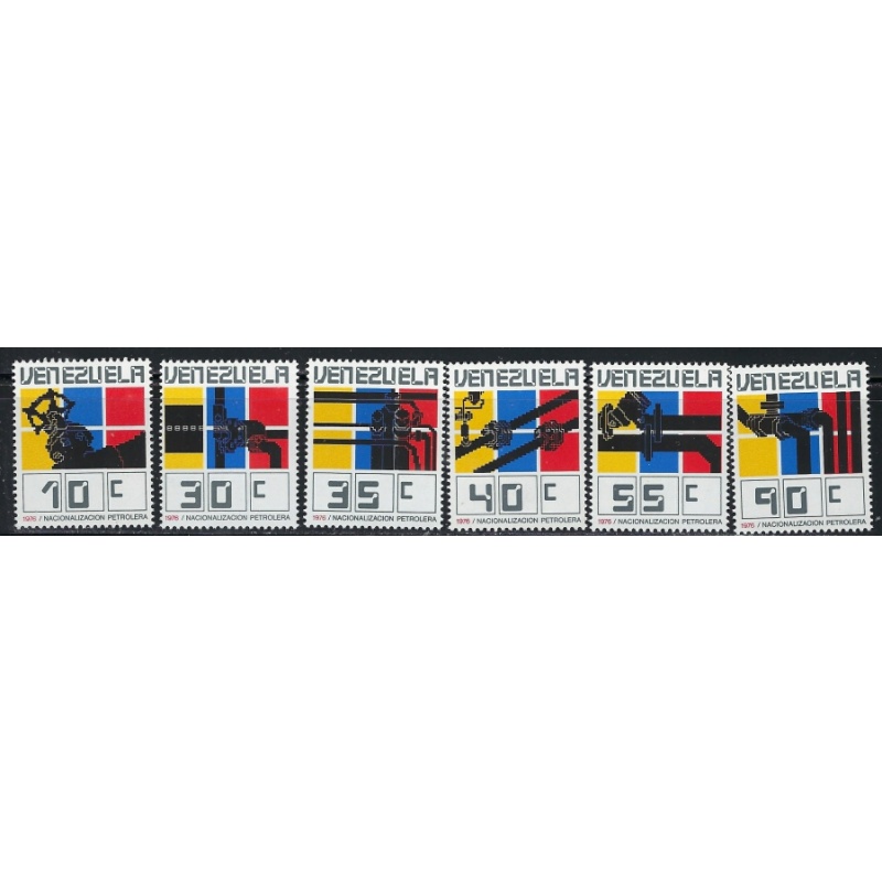 Venezuela 1156-61 MNH 1976 set (an4754)