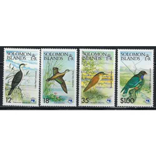 Solomon Is 535-38 MNH 1984 Birds  (an4770)