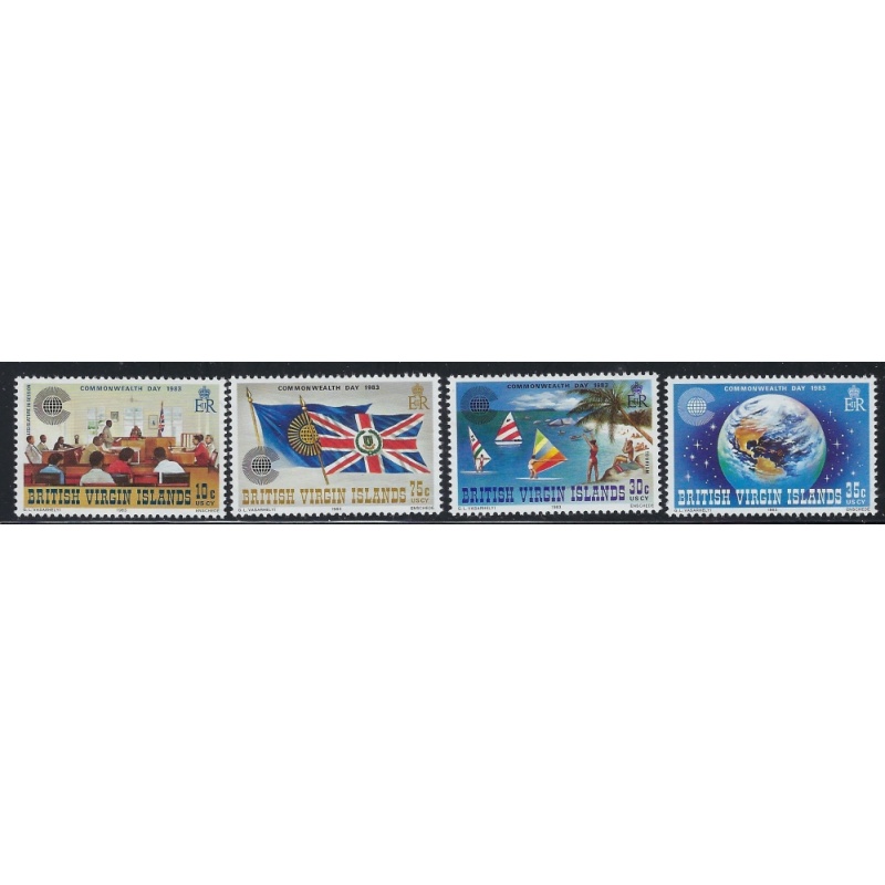 British Virgin Is 442-45 MNH 1953 set (an5662)