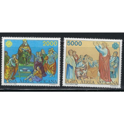 Vatican C73-74 MNH 1983 World Communications Year (an5876)