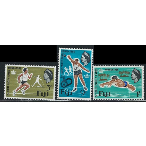 Fiji 226-28 MNH 1966 Sports (an5960)