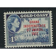 Ghana 6 MNH 1957 overprint (an6151)