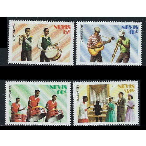 Nevis 399-402 MNH 1985 Christmas (an7074)