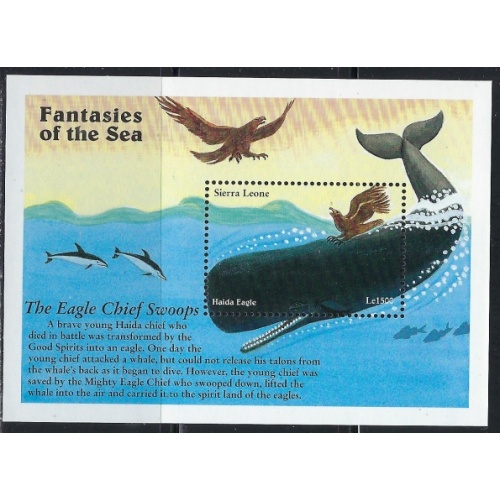 Sierra Leone 1946 MNH 1996 The Eagle Chief Swoops (an7420)