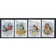 Zambia 304-07 MNH 1984 Olympics (an7764)