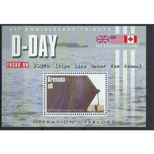 Grenada 3453 MNH 2004 D-Day Anniversary (an7809)