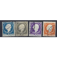 Iceland 88-91 Used 1911 issues (an7861)