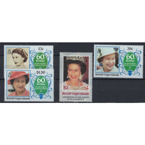 British Virgin Is 532-35 MNH 1986 set (an8047)