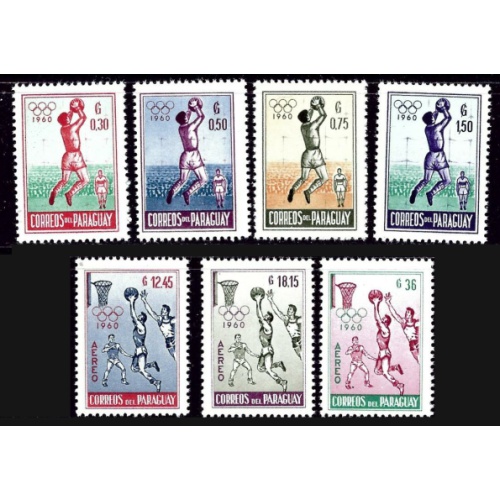 Paraguay 558-59/C262-64 MNH 1960 set (an8239)
