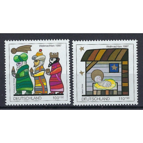 Germany B825-26 MNH 1997 Christmas (an8539)