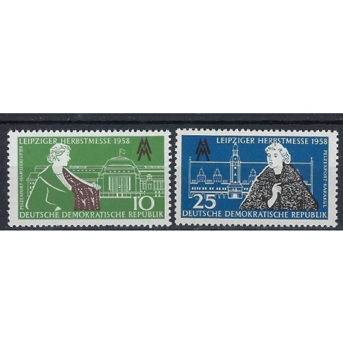 Germany DDR 406-07 MNH 1958 set (an9152)