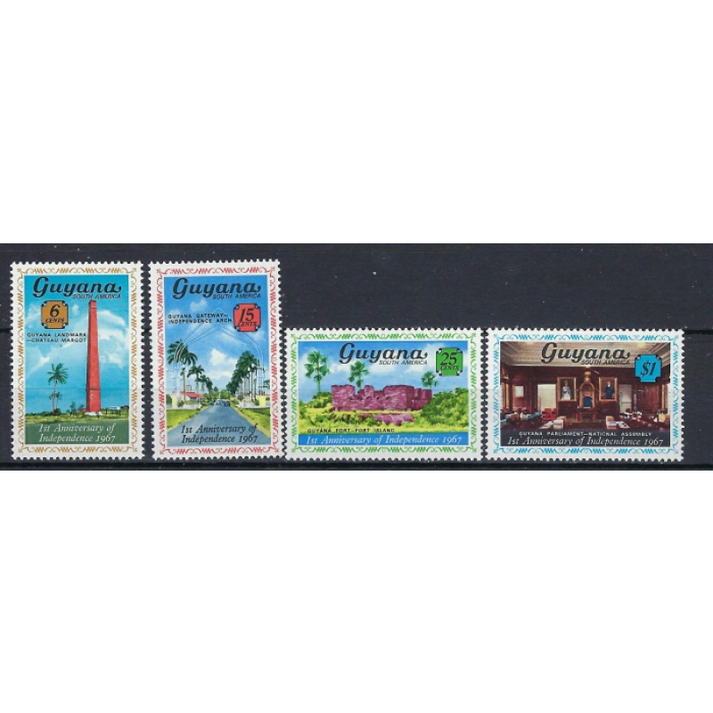 Guyana 28 MNH 1967 set (an9282)