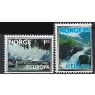Norway 693-94 MNH 1977 set (an9495)