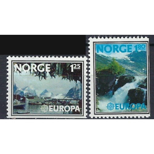Norway 693-94 MNH 1977 set (an9495)