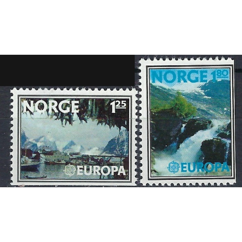 Norway 693-94 MNH 1977 set (an9495)