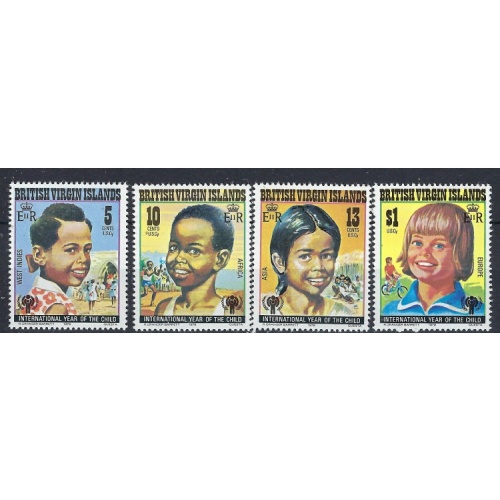 British Virgin Is 356-59 MNH 1979 Intl Year of the Child (an9789)