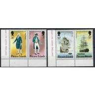 Pitcairn Is 158a/159a MNH 1976 Americas Bicentennial (an9816)