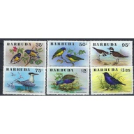 Barbuda 238-43 MNH 1976 Birds (an9875)