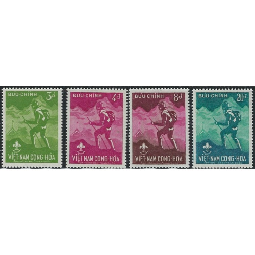 South Vietnam 124-27 MNH 1959 Boy Scouts (ap1465a)