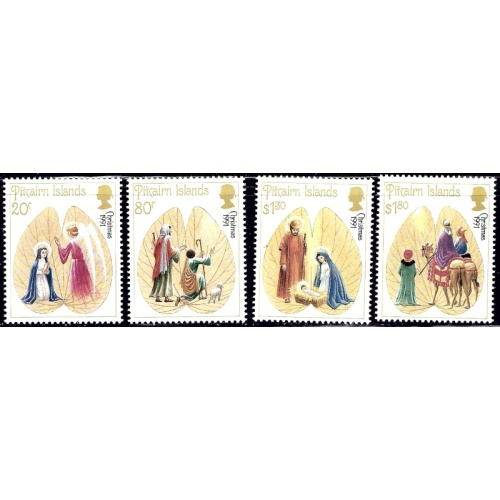 Pitcairn Is 358-61 MNH 1991 Christmas  (ap1516a)