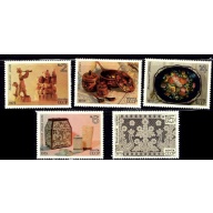 Russia 4753-57 MNH 1979 Folk Art (ap1537a)